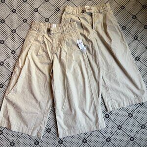 Gap × Dôen Kids High Rise Khaki Trousers 5T Qty 2 Bundle NWT